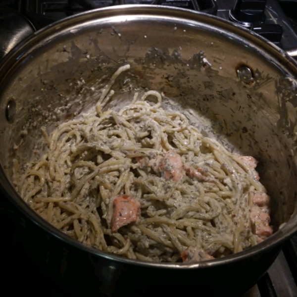 Pasta with Creamy Smoked Salmon and Dill