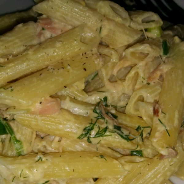 Pasta with Creamy Smoked Salmon and Dill