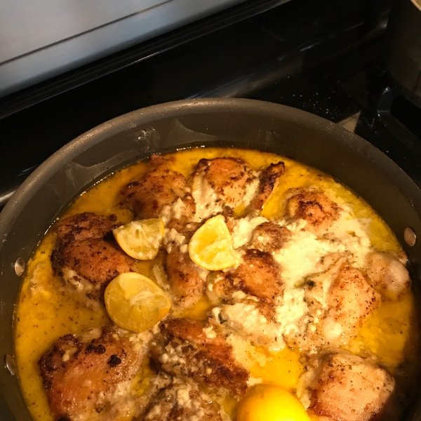 Lemon Mushroom Herb Chicken