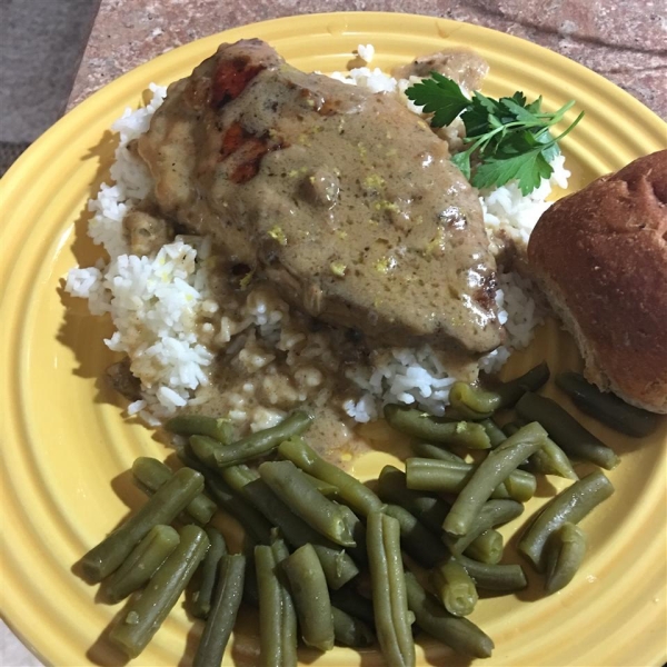 Lemon Mushroom Herb Chicken