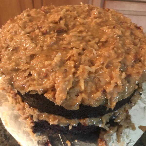 Dark German Chocolate Cake