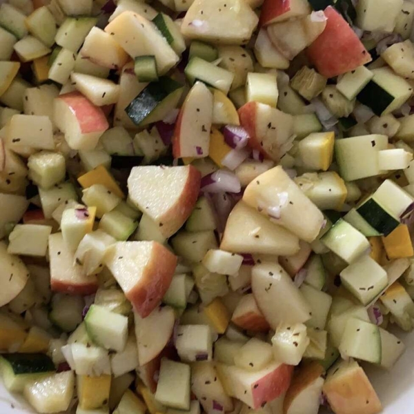 Apple and Zucchini Salad