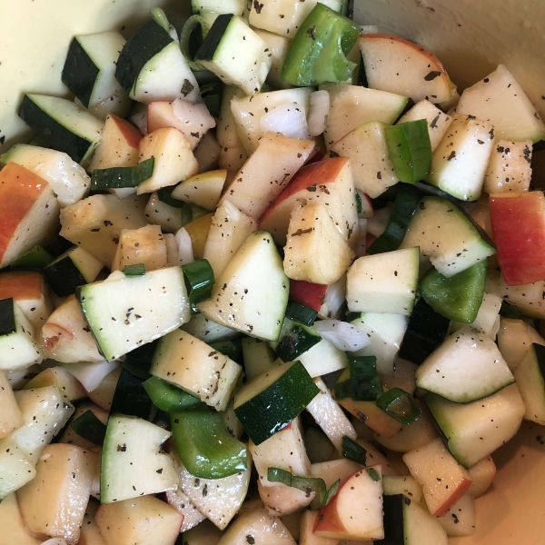 Apple and Zucchini Salad