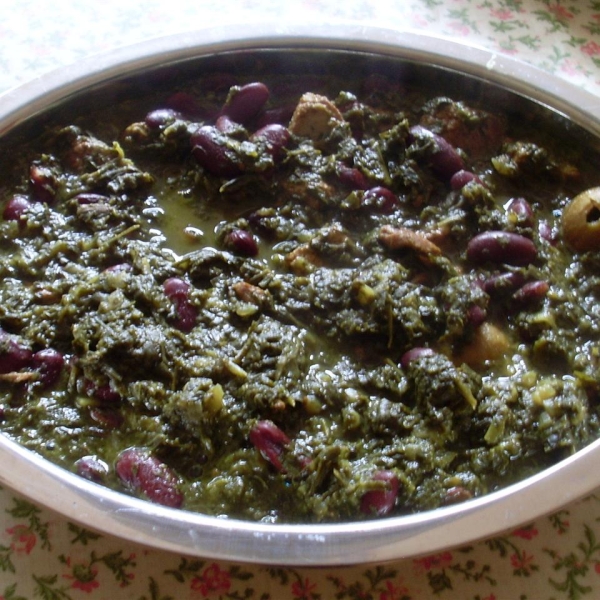 Not-Quite-Persian Ghormeh Sabzi (Green Stew) for the Slow Cooker
