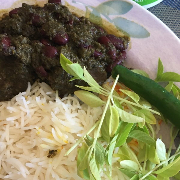 Not-Quite-Persian Ghormeh Sabzi (Green Stew) for the Slow Cooker