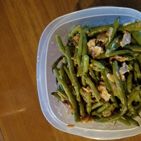 Bacon-Garlic Green Beans