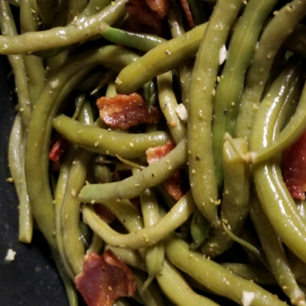 Bacon-Garlic Green Beans