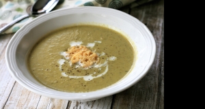 Cream of Thyme Asparagus Soup