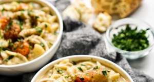 Instant Pot® Creamy Chicken Noodle Soup