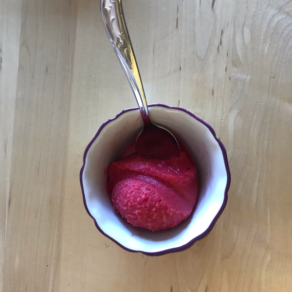 Raspberry Sorbet or Granita