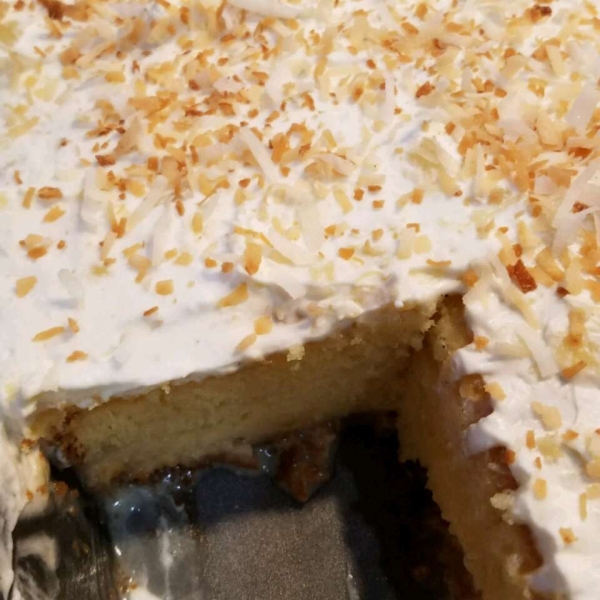 Tres Leches Pina Colada Cake