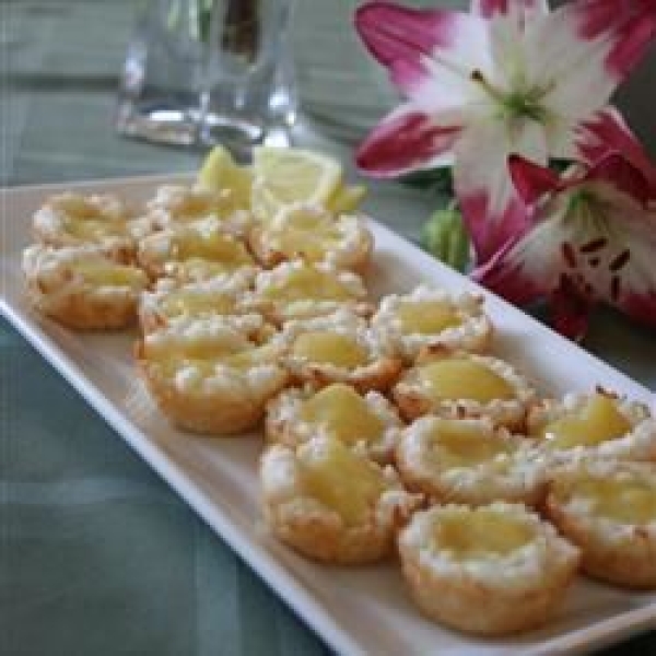 Lemon Macaroon Tartlets