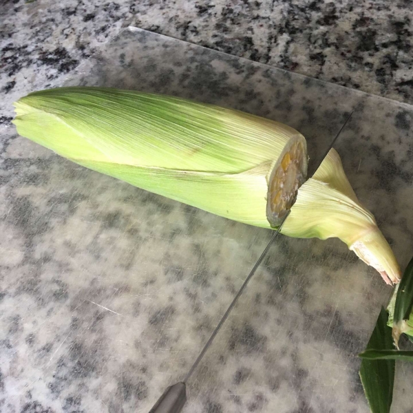 Corn on the Cob in the Microwave