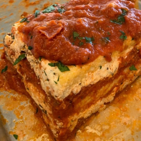Polenta Lasagna Loaf