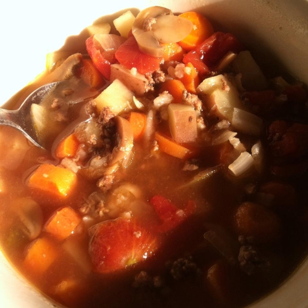 Hamburger Rice Soup