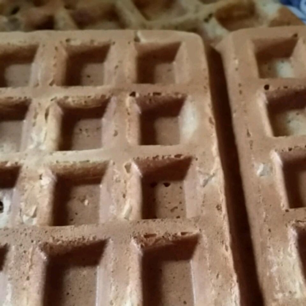 Whole Wheat Oat Waffles