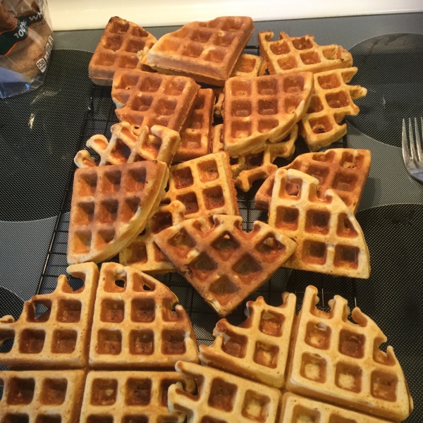 Whole Wheat Oat Waffles