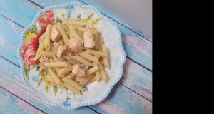 Lemon Pasta with Salmon