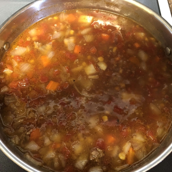 Hamburger Rice Soup