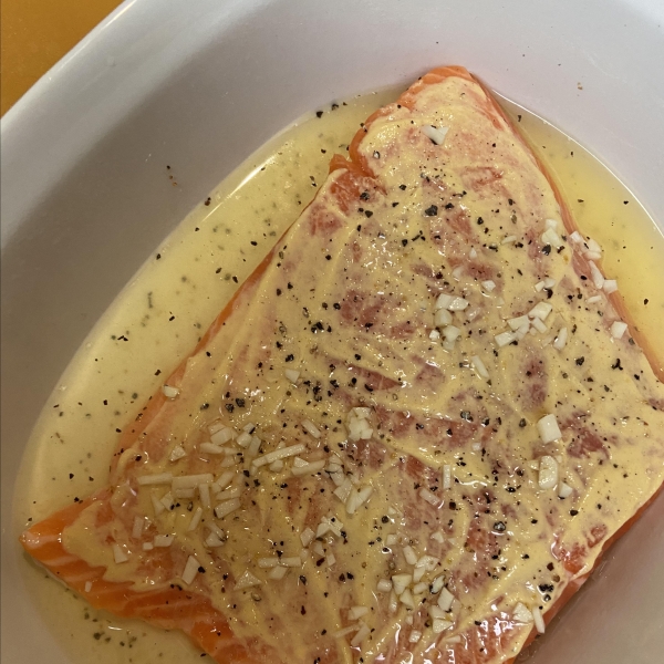 Steelhead Trout Bake with Dijon Mustard