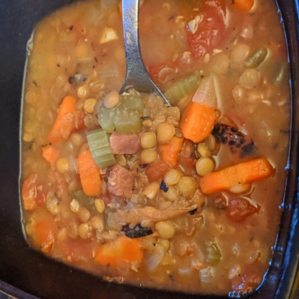 Instant Pot® Lentil and Ham Soup