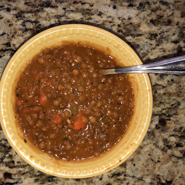 Instant Pot® Lentil and Ham Soup