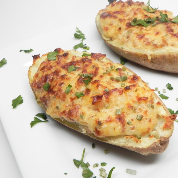 Vegan Double-Stuffed Potatoes