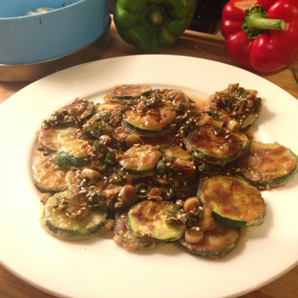 Hobak Jeon (Pan-Fried Zucchini)