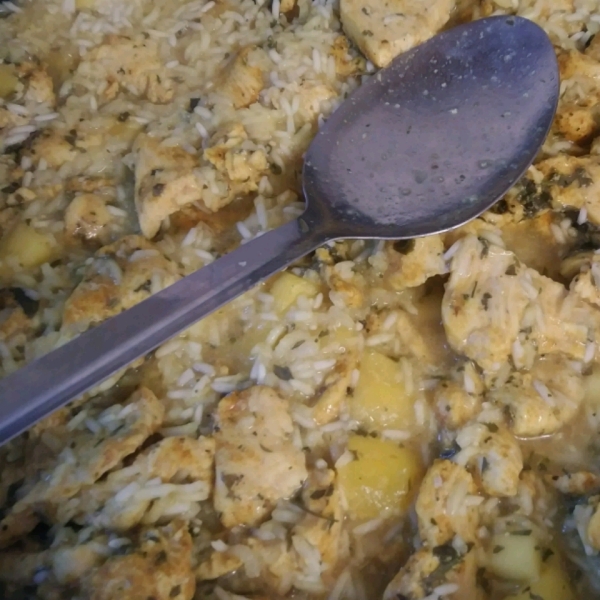 Curried Chicken with Mango Rice