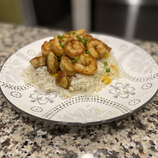 Curried Chicken with Mango Rice