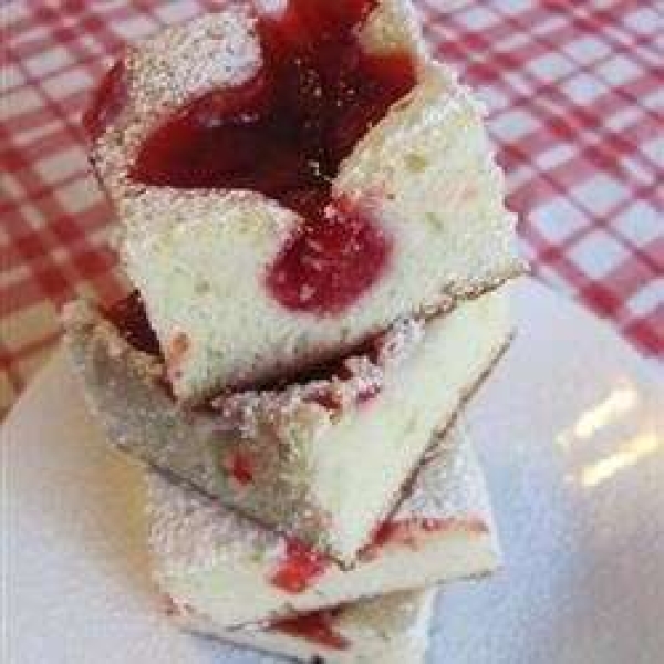 Cherry Glazed Sponge Cake