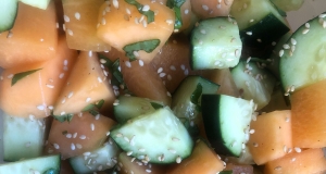 Cucumber and Cantaloupe Salad