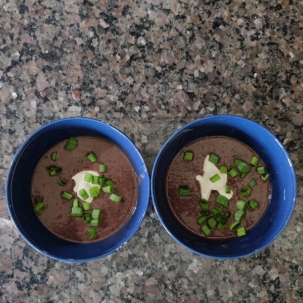 Black Bean and Salsa Soup