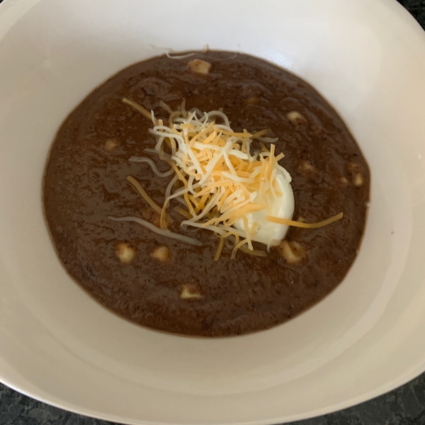 Black Bean and Salsa Soup