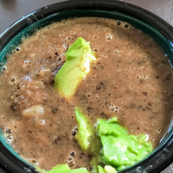 Black Bean and Salsa Soup