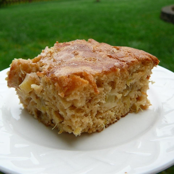 Rhubarb Stir Cake