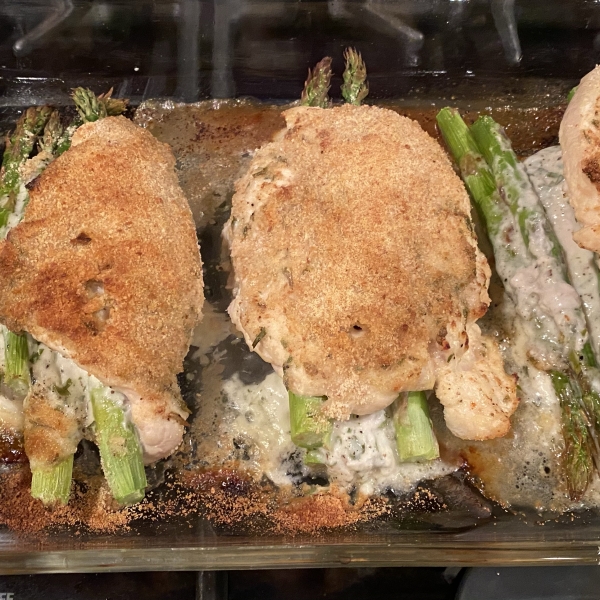 Chicken Asparagus Roll-Ups