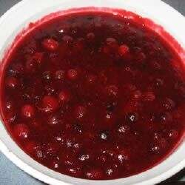 Michelle's Famous Washed Cranberry Sauce