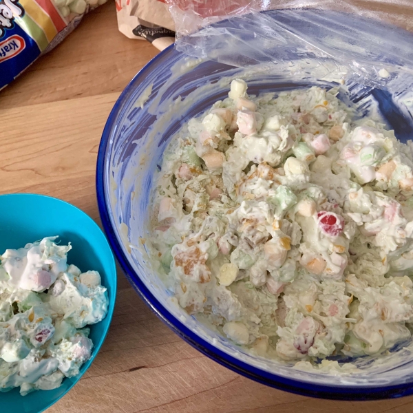 Pistachio Fluff Fruit Salad