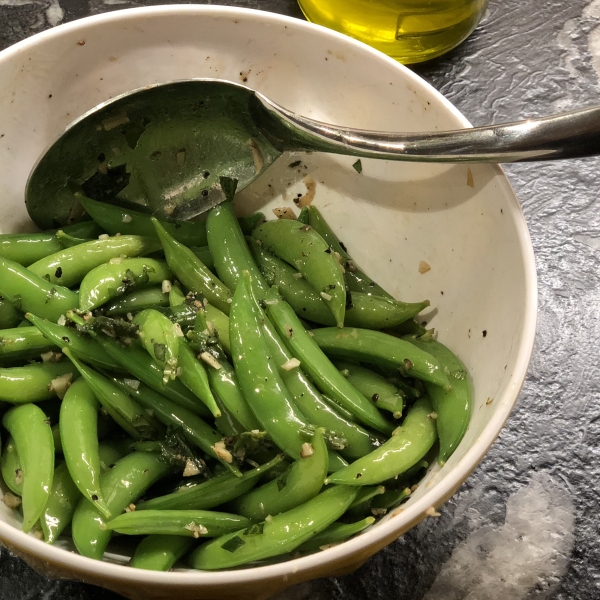 Sugar Snap Peas with Mint