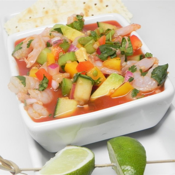 Light and Fresh Mexican Gazpacho