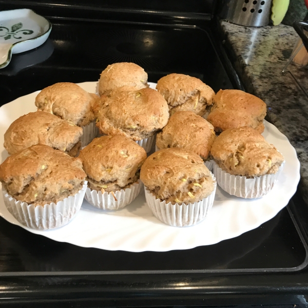 Banana Zucchini Bread Muffins