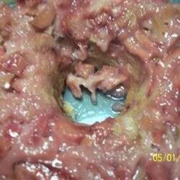 Strawberry Orange Rhubarb Cake