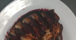 Red, White, and Blueberry Grilled Chicken