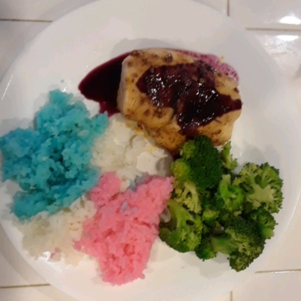 Red, White, and Blueberry Grilled Chicken