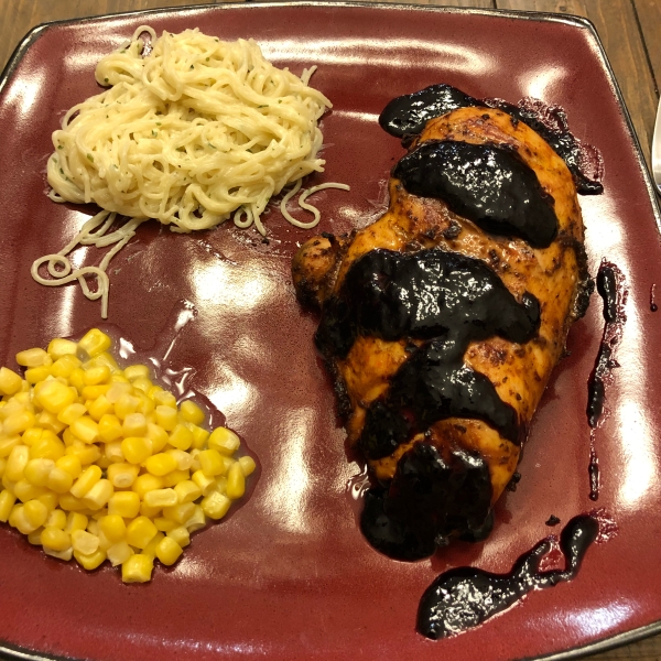 Red, White, and Blueberry Grilled Chicken