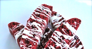 Red Velvet-Coconut Biscotti