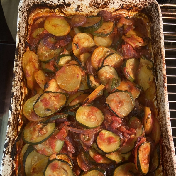 Briam (Greek Baked Zucchini and Potatoes)