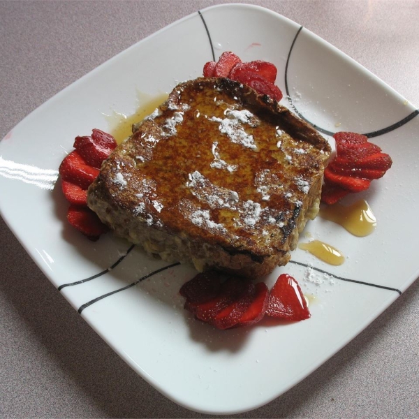 Karen's Baked Banana Stuffed French Toast