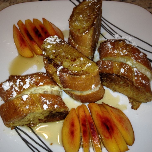 Karen's Baked Banana Stuffed French Toast